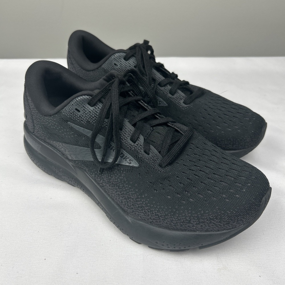 Brooks Ghost 16 Women's 7 D Wide Shoes Black Sneaker Running Walking 1204071D020